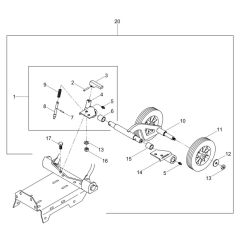 Wheel Assembly for VPX1750