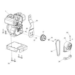 Drive Assembly for Wacker VPY70