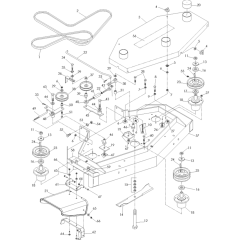 Mower and Cutting Deck Assembly