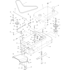 Mower Deck for Husqvarna W3613P