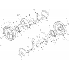 Rear Wheels Assembly for W53