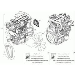 Engine Assembly for Neuson 10001