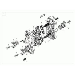 Gearbox Assembly for Neuson 10001