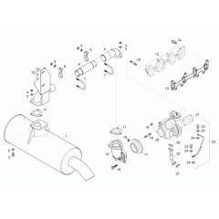 Exhaust Assembly for Neuson 10001