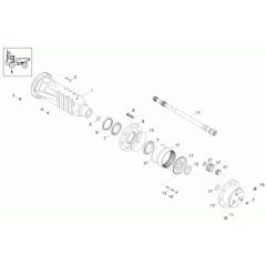 Axle Case & Wheel Hub Assembly