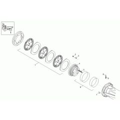 Brake Assembly for Wacker 10001