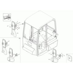 Mirror Assembly for Wacker