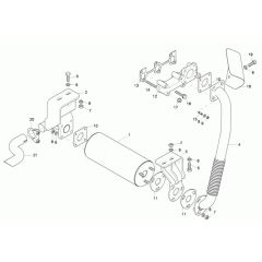 Exhaust Assembly for Wacker 1001