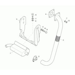 Exhaust Assembly for Neuson 1501