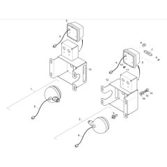 Headlight Assembly for Wacker 1501