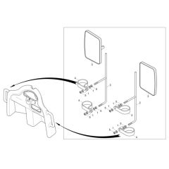 Mirror Assembly for Wacker 1501