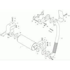Exhaust Assembly for Wacker 1501