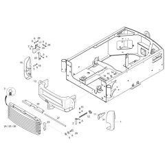 Rear Frame Assembly - Wacker 4001