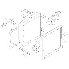 Combi-Cooler for Wacker 4001