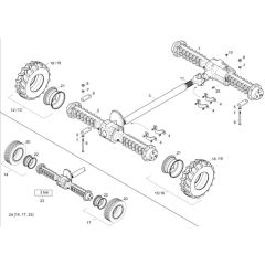 Axle Assembly for Wacker 4001