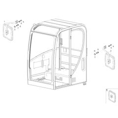 Mirror Assembly for Wacker 50Z3