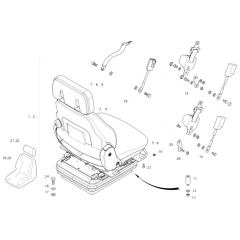 Seat Assembly for Wacker 50Z3