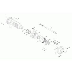 Axle Case & Wheel Hub Assembly