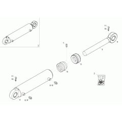 Bucket Tilt Cylinder Assembly