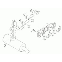 Exhaust Assembly for Neuson 6001