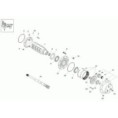 Axle Case & Wheel Hub Assembly