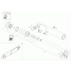 Bucket Tilt Cylinder Assembly