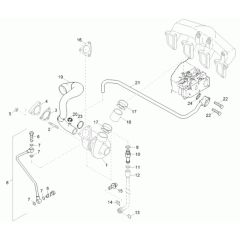 Turbocharger for Wacker 6001