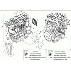 Engine Assembly for Neuson 9001