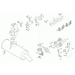 Exhaust Assembly for Neuson 9001