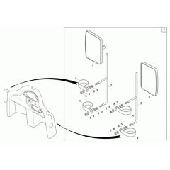 Mirror Assembly for Neuson 9001
