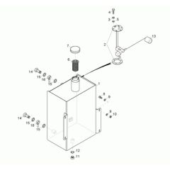 Fuel Tank Assembly Neuson 9001
