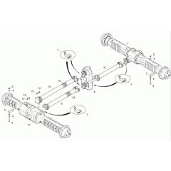 Axle Assembly for Neuson 9001