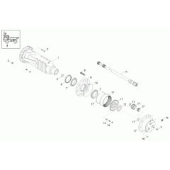 Axle Case & Wheel Hub Assembly