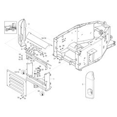 Rear Frame Assembly - Wacker 9001