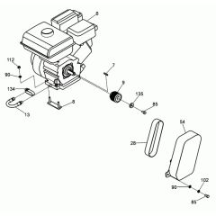 Drive Assembly for Wacker BFS 12