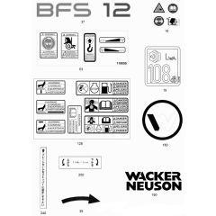 Decals for Wacker BFS 12