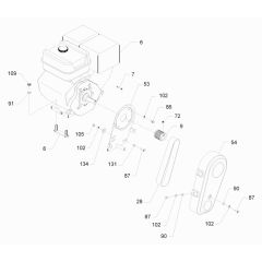 Drive Assembly for Wacker BFS 130
