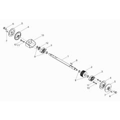 Shaft Assembly for Wacker BFS 1318