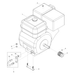 Engine Assembly for Wacker BFS 1350