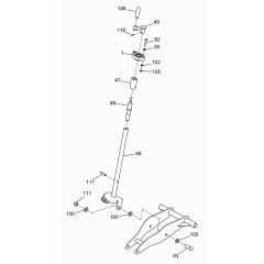 Crank Assembly for Wacker BFS 614