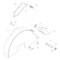 Saw Guard Assembly for Wacker