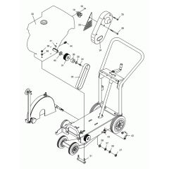 Drive Assembly for Wacker BFS 80