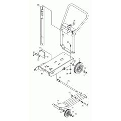 Wheel Assembly for Wacker BFS 80