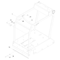 Frame Assembly for Wacker BFS 914