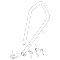 Handle Assembly for Wacker BFS 935