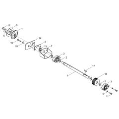 Shaft Assembly for Wacker BFS 940