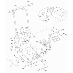Frame Assembly for Wacker BFSX 1214