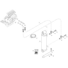Tilt Ram Assembly for Wacker DT05e