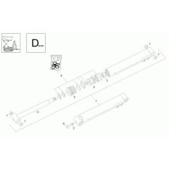 Bucket Tilt Cylinder for DT08