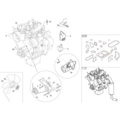 Engine Assembly for Wacker DT10